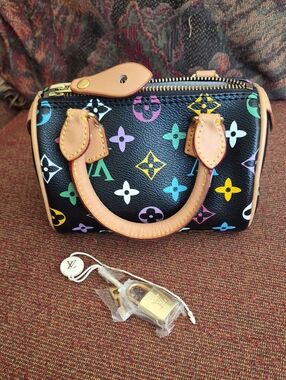 Louis Vuitton x Takashi Murakami Monogram Multicolor Mini Speedy
